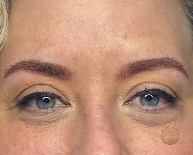 Powder brows on normal skin in Beaverton